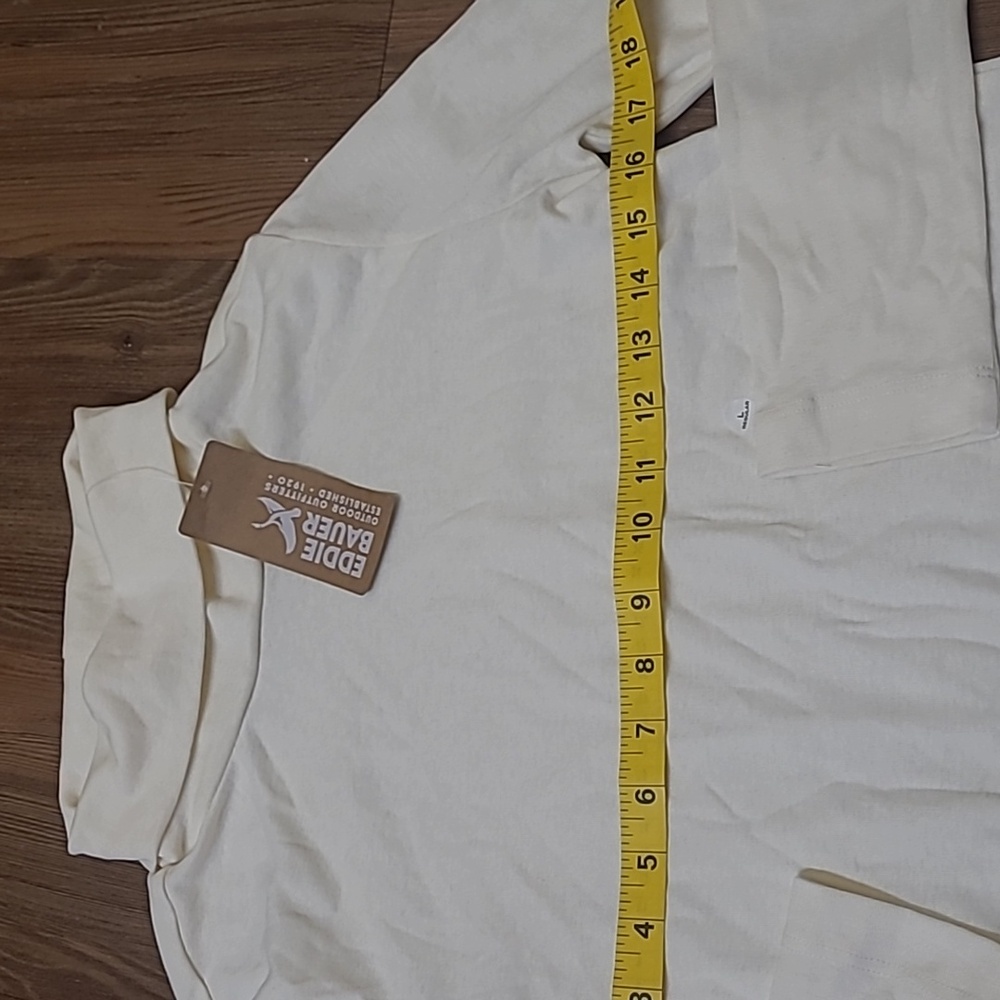 Eddie Bauer Cream Women's Top for women zise L new. - Picture 3 of 9